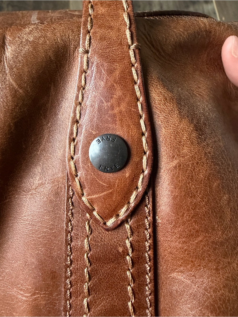 Leather Frye bag - Picture 12 of 15